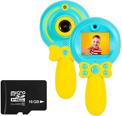 Kindercamera Selfie Blauw en sd kaart
