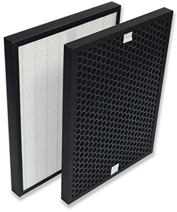 PUREBURG HPA710WE Replacement Filter Set Compatible with Honeywell Air Purifier HRF-Q710E HRF-L710E, H13 HEPA Activated Carbon