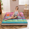 MAXYOYO Böhmische Retro Futon Matratze - Vintage Blumenmuster japanische Bodenmatratze - rollbar verdicken Gästebett, Schlafbett, tragbare Campingbett, Tatami Matte (Dick-Bohemian B, 90 x 190 cm)