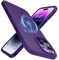 TORRAS für iPhone 14 Pro Hülle für MagSafe Flüssiges Silikon Zertifiziert Stoßfest Schutzhülle Stilvoll Sanfte Haptik & Kratzfest Handyhülle iPhone 14 Pro Case Love Series Violett