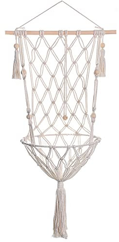 Katzenschaukel Hängematte Quaste Katze Makramee Hängende Katzenhängematte Handgewebtes Katzenkorbbett Katzenschaukelbett Hauskatzen für Innenfenster,Wanddekoration Geschenke