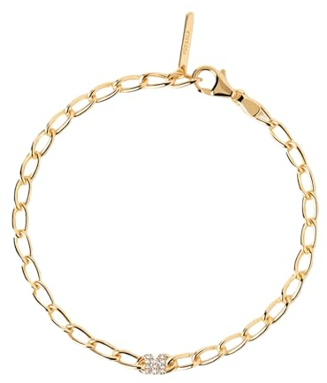 PDPaola Letter Bracelet Gliederarmband Buchstabe gold (19, M)