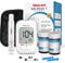 sinocare Blutzuckermessgerät Set, Upgrade Zuckermessgerät mit Teststreifen 50, Starter und Ältestenbedienung Freundlich(Safe AQ pro I Blutzuckermessgeräte Set 50)