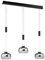 Fischer & Honsel Pendelleuchte, Arosa | sandschwarz| Glas rauchfarben | L: 98 cm, B: 22 cm | Höhenverstellbar 108-168 cm| über Wanddimmer stufenlos dimmbar| 60988 | EEG: F