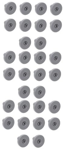 CLISPEED 3 Set Di Ruote Per Lavastoviglie Accessori Per Lavastoviglie Ruote Universali Scorrevoli Facili Da Sostituire 10 Pezzi*3