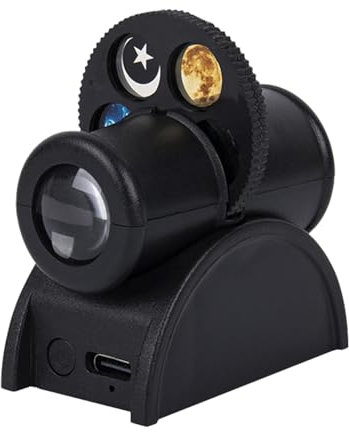 shjxi Galaxy Projector | Galaxy Projector Night Light | Black Hole Robot Projector | Versatile Light Projector for Bedroom, Projection Effects with Star, Moon, Planet and Constellation Patterns