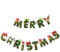 Weihnachten Girlande Merry Christmas, Buchstaben Banner mit Band, Weihnachtsfahnen Frohe Weihnachten, Hängende Girlande Flagge, Heimdekoration für Wand Deko Partyzubehör