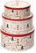 Dexam Nussknacker Set mit 3 runden Kuchenformen
