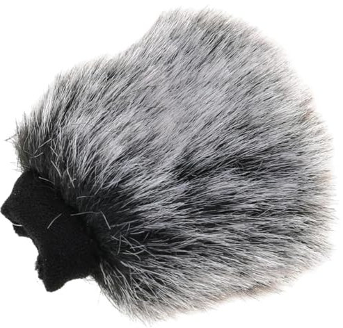Shitafe Camera Mic Wind Muff, Furry Windscreen Microphone Cover, Camera Mic Windshield, Microphone Wind Muff, Reduce Wind Noise