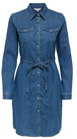 ONLY Female Jeanskleid ONLSASIA Kurzes Kleid
