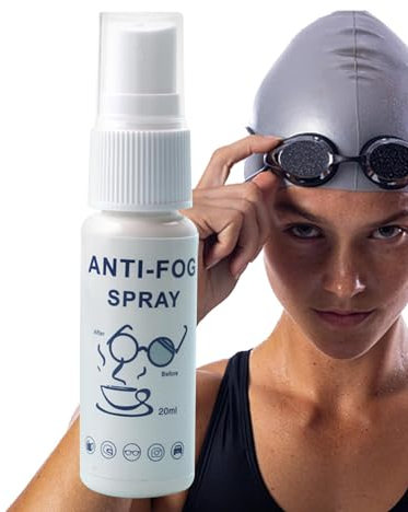 Generisch Anti-Beschlag-Spray,Brillen-Anti-Beschlag-Spray, 20 ml Brillenglasreiniger - Langlebiges, streifenfestes Antibeschlagspray für Brillen, Spiegel, Fenster, Schwimmbrillen, Autoglas