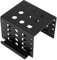 Iyalezirk 4 Baies 3,5 Pouces Une 2,5 Pouces Disque Dur Support de Interne Adaptateur Support en Alliage D'Aluminium Support Mobile