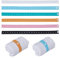 PH PandaHall 150pcs Clothes Storage Elastic Band with Button Adjustable Storage Band 19mm Wide Stretch Strip Band Binding Strap for Closet Drawer Travel Luggage Organizer Bedding Blanket, 33cm