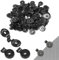 50 Pieces Clips de Fixation pour Bache,Clips pour Toile D'ombrage, Clips Fixation Brise Vue, Clip Spécial avec Œillet Clips en Plastique de Tissu d'Ombre pour Toile e Clôture