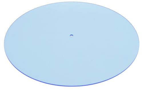 Acryl -Plattenspieler -Matte für 12 -Zoll -Plattenspieler - Geräuschreduzierende Platte Slipmat - Verbesserung der Klangqualität und Bassantwort