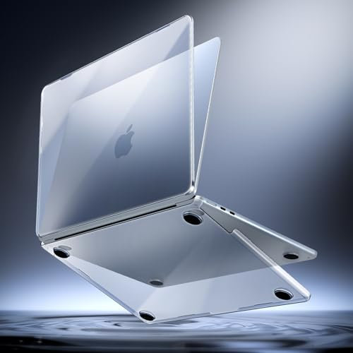 ProCase Hard Shell Case for MacBook Air 15 inch 2025 2024 2023 2022, M4 A3241, M3 A3114, M2 A2941, Laptop Cover for MacBook Air 15.3 -Skyblue