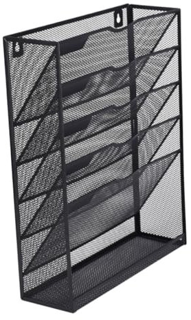 Tofficu Revistero De Malla Pared Organizador De Archivos Colgante Diseño Elegante