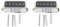 GIWFBQTR 2X Micro-Guitare électrique P90 Taille Humbucker Microphone Simple Bobine Pièces et Accessoires de Guitare-Pont