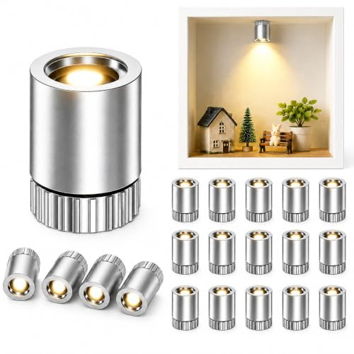 20 PCS Mini LED Lights Battery Operated, Small Warm White Lights, Tiny LED Lights for Crafts, Dollhouse Lighting, DIY Projects, Party Decoration, Mini Lights Set for Display Decoration