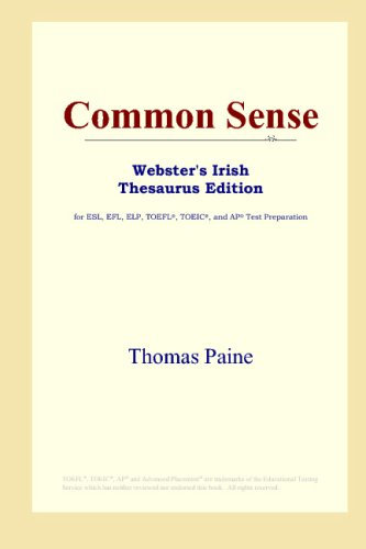 Common Sense (Webster's Irish Thesaurus Edition)