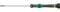 Wera 05117995001 2035 Tournevis électronicien pour vis à fente, 0.50 x 3.0 x 50 mm, Noir/vert