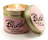LILY FLAME CANDLE TIN -BLUSH-GIFT EMPORIUM LOWEST PRICE