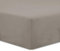 VISION - Drap Housse 140 x 190 cm - Coloris: Taupe - 100% Coton: 57 Fils - 4 Coins élastiques
