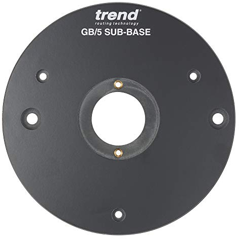 Trend-Unterlage für Festool OF1400 und Bosch POF1400, Durchmesser 170mm, 8mm dick, ideal für Scharnier- und Schlossvorrichtung, GB/5/R
