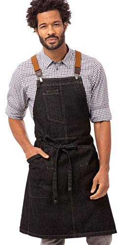 Chef Works Unisex Berkeley Latzschürze Arbeitsschürze (1er Pack)