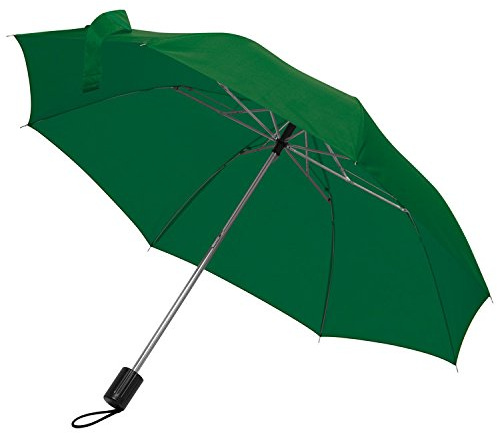 Taschen-Regenschirm / mit Schutzhülle / Farbe: dunkelgrün
