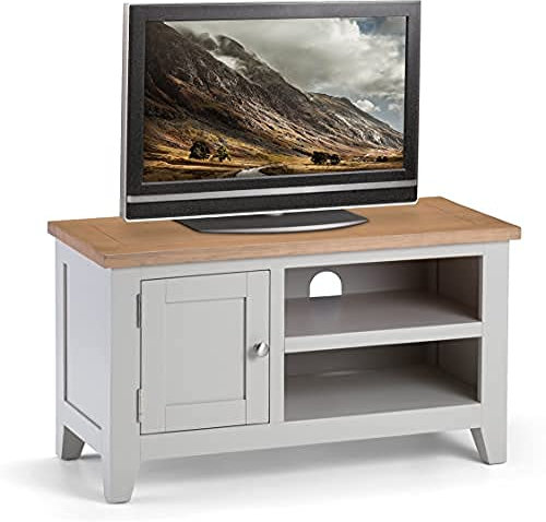 Julian Bowen Meuble TV Richmond, gris/chêne