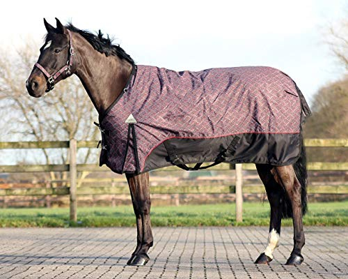 QHP Turnoutdecke Pferdedecke Regendecke Outdoordecke Fleecedecke Turnout Ausreitdecke ARBO-INOX® (155 cm, Typ 4)