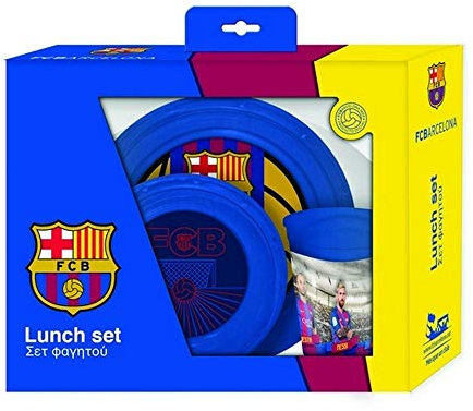 GUIZMAX Gobelet Rond Réutilisable en Plastique Standard - Compatible Set Repas FC Barcelone - Tasse pour Adulte - 1.1 pounds - Maison