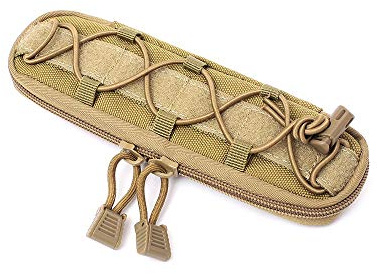 WYNEX Tactical Knife Sheath Bag, Molle Flashlight Holster Pouch Utility Tool Pouches Case Single Pistol Holder Cartridge Clip Outdoor Multi-Tool Nylon Pouch