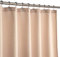 Duschvorhang aus geprägtem Stoff Barossa, Polyester & Polyester-Mischung, Rosenwasser, 71 W x 72 L