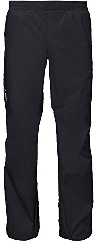 VAUDE Herren Men's Drop Pants II Regenhose, Black Uni, S-Short
