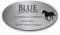 Pferdeschild mit Gravur aus Edelstahl | Namensschild Boxenschild Premium Stallschild mit Bohrlöcher oder selbstklebend 15x8 cm oval mit Brandzeichen und Motiven Ideal für den Stall Pferdebox… (D1)