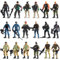 18 Stück Speziell Streitkräfte Armee Männer Soldaten Kampf Bewegliche Actionfiguren Armee Jungs Plastik Soldate Spielset Militär Spielzeug mit Militär Waffen für Kinder Party Deko, 4 Zoll