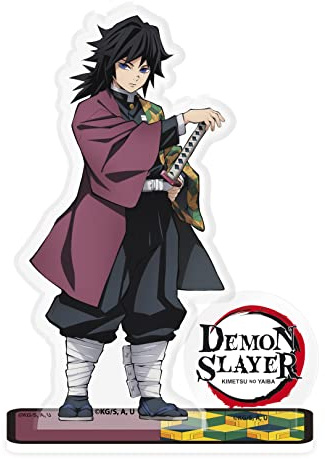 ABYSTYLE Demon Slayer Kimetsu no Yaiba Giyu Tomioka Acryl® 4 Acrylic Stand Model Figure Anime Manga Desktop Accessories Merch Gift