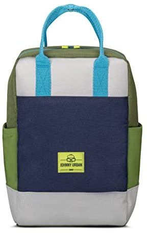 Johnny Urban Rucksack Kinder Mädchen & Jungen Grün - Junior Linus - Kinderrucksack mit Brustgurt für Kindergarten - Ab 3 Jahren - 7l - Wasserabweisend