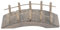 Yardenfun 1pc Miniatur Holz Bogenbrücke Modell Für Puppenhaus Outdoor Garten Szene Dekoration Zubehör