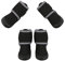 CITÉTOILE Hundeschuhe Pfotenschutz 4 Stück, Rutschfeste Sohle mit Reflektierendem Klettverschluss, Outdoor Welpenschuhe, regen- und schneebeständig Pfotenschutz für kleine Mittlere und Große Hunde, XS