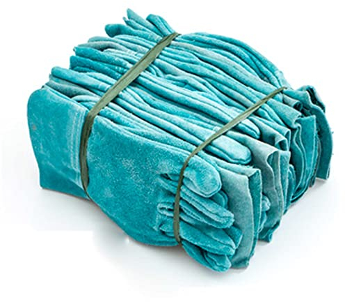 FLYIFE Guanti di sicurezza da lavoro 10/20 Paio Guanti per saldatura,lunghi,in pelle,resistenti al calore e foderati,saldatori MIG ARC,Guanti di sicurezza,Guanti da Giardinaggio 25cm,33cm