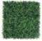 Folpus Herbe murale, tapis de feuilles à suspendre au mur, fausse herbe de pelouse, panneaux de verdure décoratifs, herbe de toile de fond pour la fête de, 25cmX25cm
