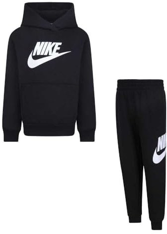 Nike Tuta da Bambini Club Fleece Nera Taglia 2-3 A Codice 86L135-023