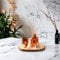 5pcs Decorative Fragrance Scented Candle Reed Diffuser With Wooden Tray Gift Set