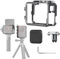 MotuTech Schutzrahmen aus Metall für Insta360 Ace Pro 2/Pro/Ace Action-Kamera, Erweiterungsset mit 2 Cold Shoe Connectors, Halterung horizontal und vertikal