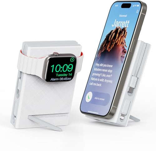 PZOZ 22,5W Powerbank,10000mAh externer Akku,Power Bank kompatibel mit iPhone,Samsung,Apple Watch,Drohne,Switch,iPad und mehr.Externe Handyakkus Kompatibel mit den Protokollen QC 3.0 und PD (Weiß)