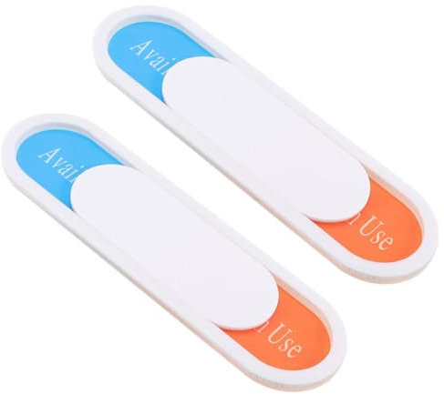 DIYEAH Cartello Segnaletico Scorrevole Occupato Per Ufficio Bagno Hotel Facile Da Usare Adesivo Forte