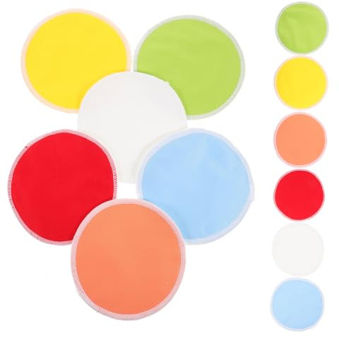 CRILSTYLEO 12stücke Wiederverwendbare Stilleinlagen Zum Stillen Atmungsaktive Waschbare Saugfähige Für Schwangerschaft Wiederverwendbare Zum Stillen Praktische Einlagen Für Unterwegs